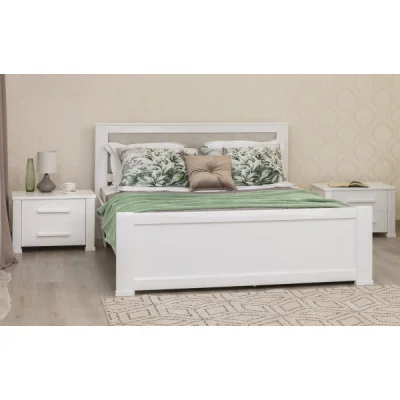 Oxford bed with upholstered headboard and drawers